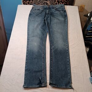 Denim & Supply Ralph Lauren Mens Blue Denim Medium Wash Slouch Jeans 36x34  *Pic